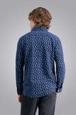 Long Sleeve Floral Pique Shirt, Navy view# 2