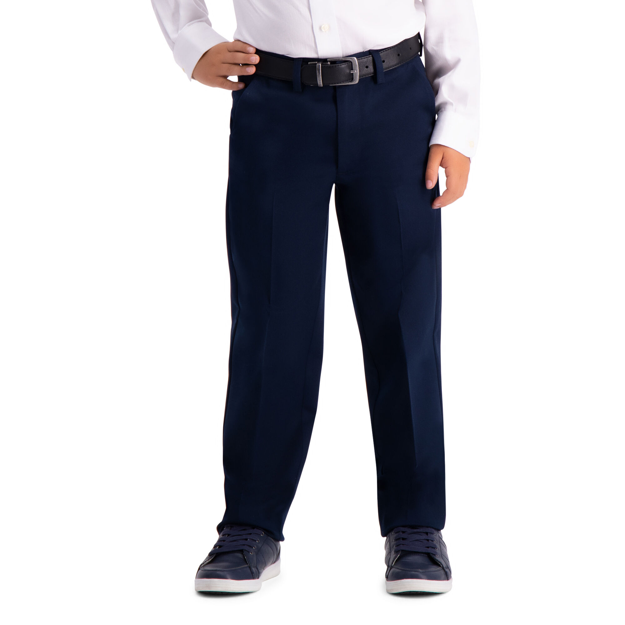 Boys navy slacks sales