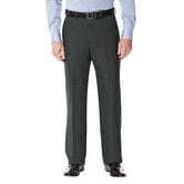 J.M. Haggar Premium Stretch Suit Pant - Flat Front, Medium Grey, hi-res