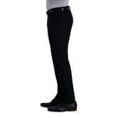 J.M. Haggar 4-Way Stretch Dress Pant - Solid, Charcoal Htr view# 3