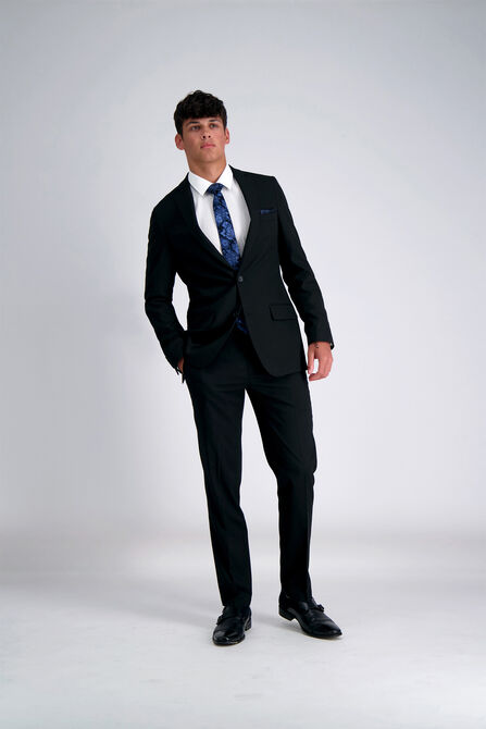J.M. Haggar Premium Stretch Suit Jacket, Black view# 1