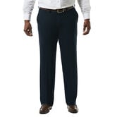 Big &amp; Tall J.M. Haggar Premium Stretch Suit Pant - Flat Front, Dark Navy view# 1