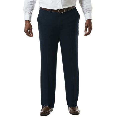 Big &amp; Tall J.M. Haggar Premium Stretch Suit Pant - Flat Front, Dark Navy