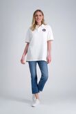 Pro Football Hall of Fame X Haggar - Vintage Wash Polo, White view# 6