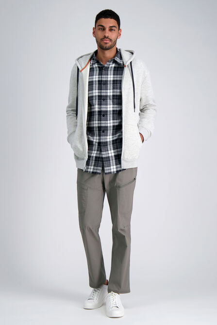 Long Sleeve Flannel Plaid Shirt,  view# 4