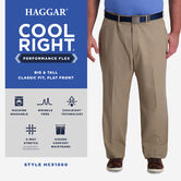 Big &amp; Tall Cool Right&reg; Performance Flex Pant,  view# 5