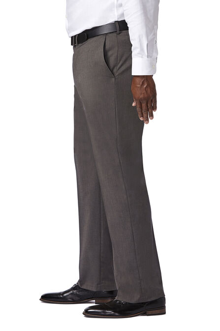 Big &amp; Tall Premium Stretch Solid Dress Pant, Black / Charcoal view# 2