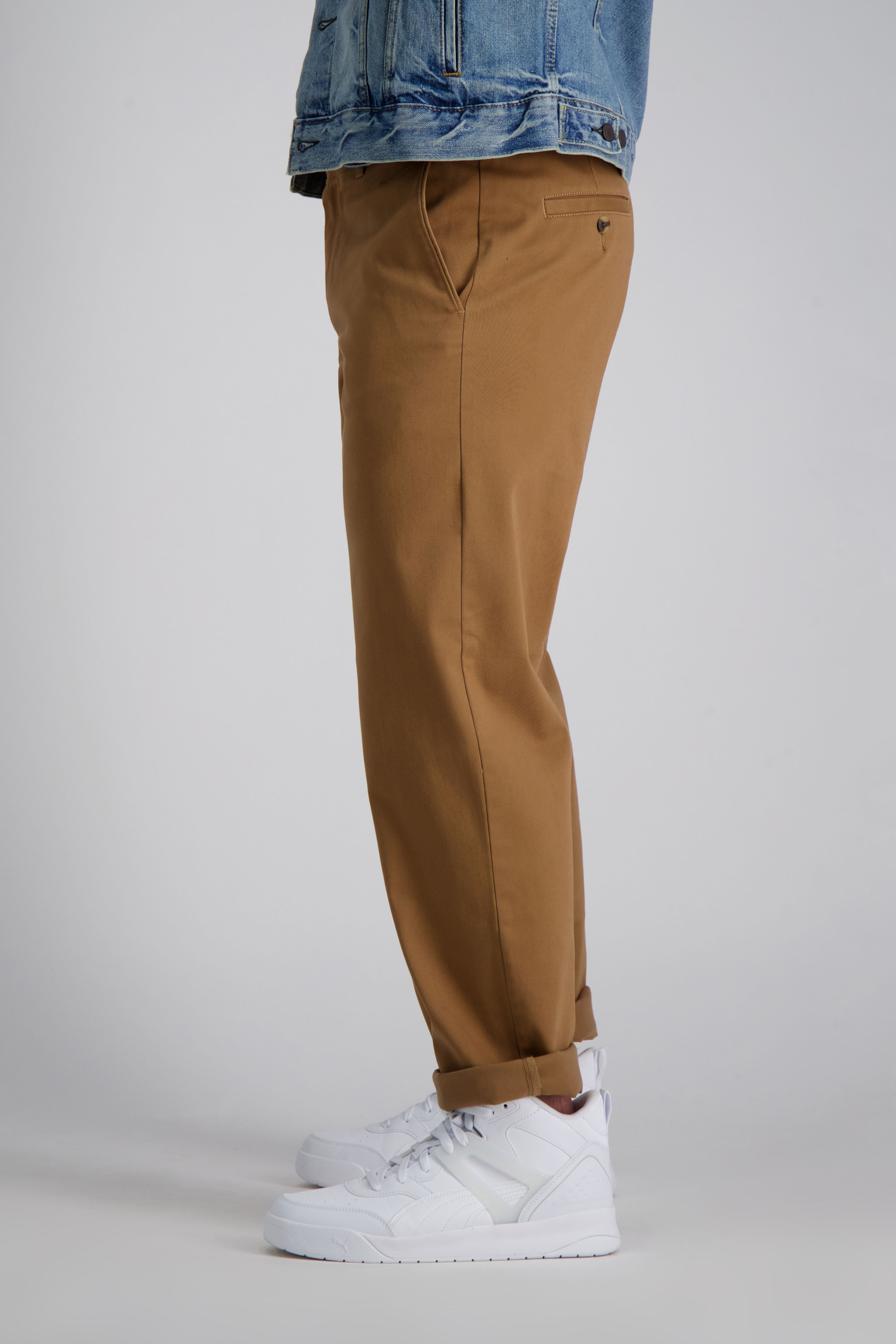 Haggar life khaki 2025 straight fit pants