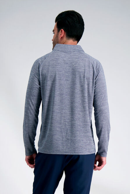 Quarter Zip Shirt, Navy view# 2