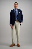 Smart Wash&reg; Dress Shirt - Blue, Light Blue view# 3