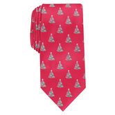 Christmas Trees Tie, Red view# 1