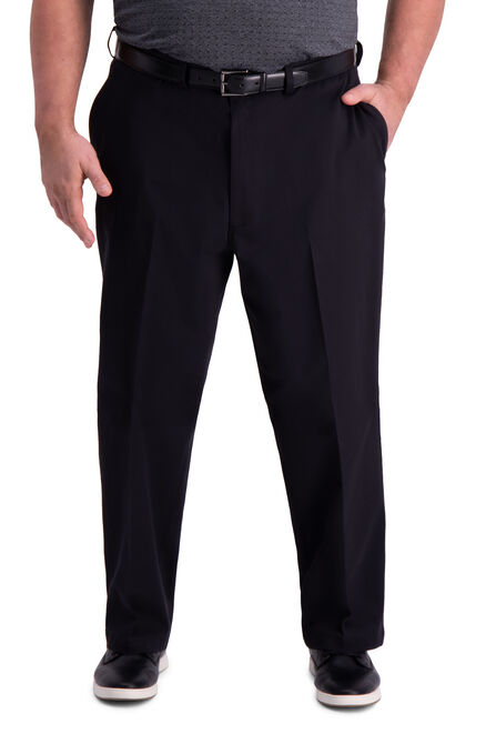 Big &amp; Tall Premium Comfort Khaki Pant, Black view# 1