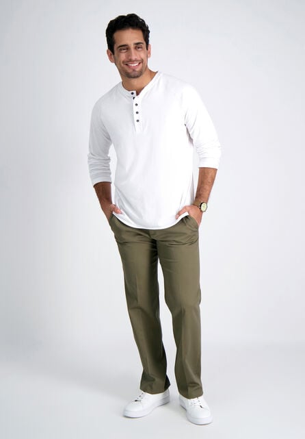 Men's Straight Leg Pants - Straight Fit Pants