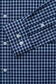 Cotton Dress Shirt - Navy Check,  view# 5