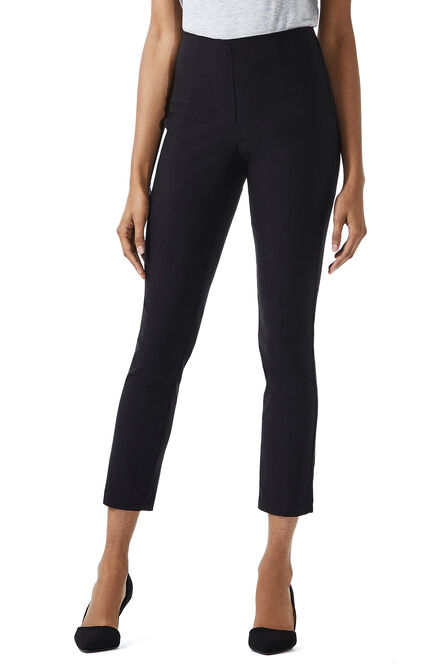 Flat Front Ankle Pant,  Black view# 1