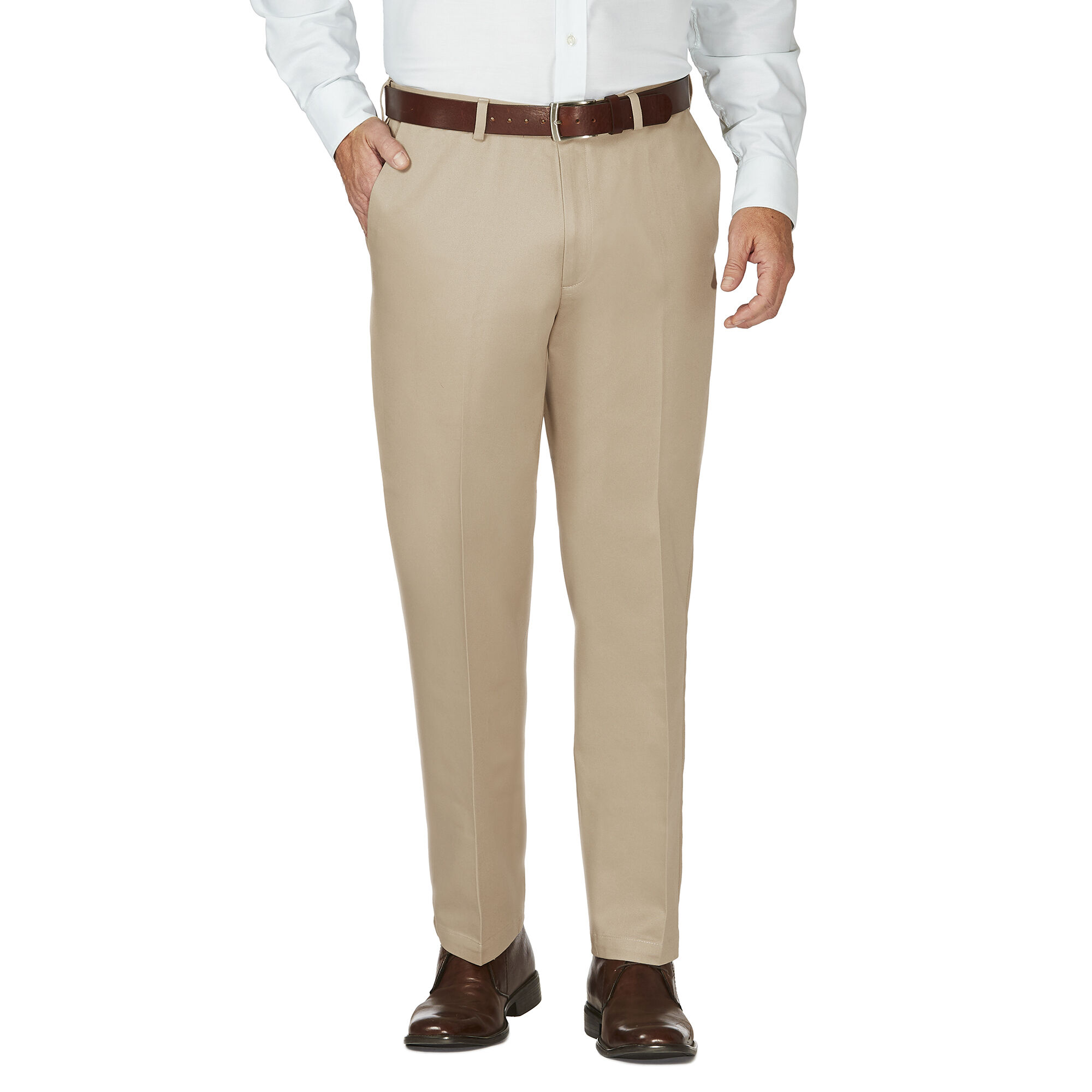 Haggar Work To Weekend Khaki British Khaki (41114957522 Clothing Pants) photo