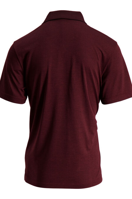 Cool 18&reg; Pro Textured Golf Polo, Windsor WIne view# 2