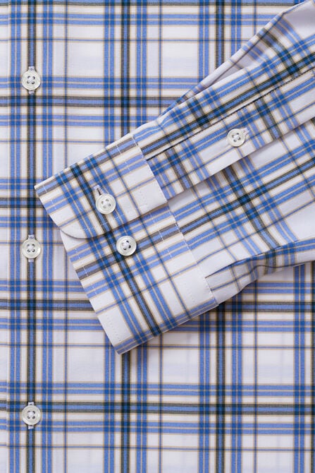Shirt & Plaid - Smart Blue Dress White Wash™