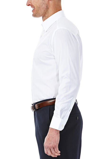 Solid Poplin Dress Shirt, White view# 2