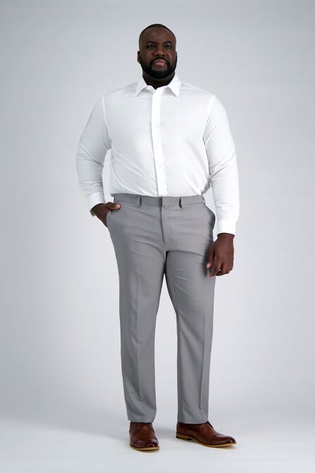 Premium Comfort Tall Dress Shirt - White, White view# 3