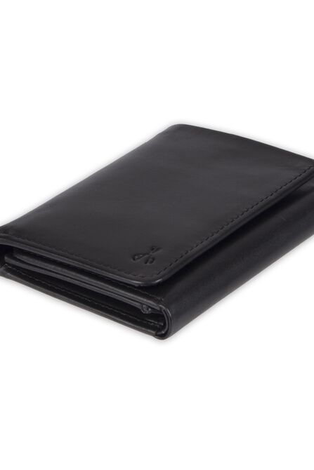 RFID Extra Capacity Trifold Wallet - Best Dad Ever Emboss, Black view# 5