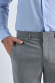 J.M. Haggar Micro Houndstooth Suit Pant, Med Grey view# 5