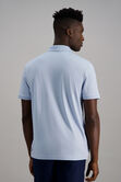 Short Sleeve Pique Polo, Sky view# 2