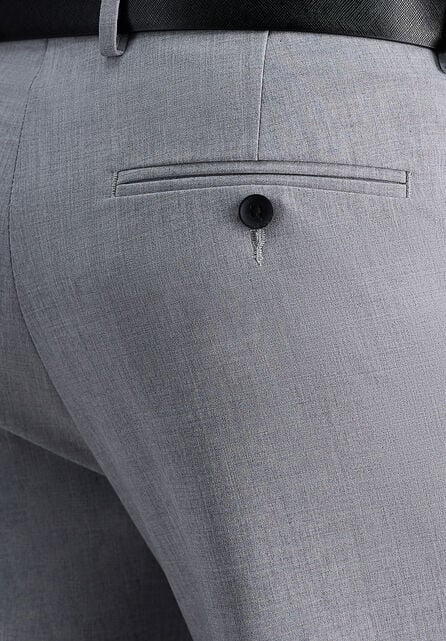 J.M. Haggar 4-Way Stretch Dress Pant, Light Grey