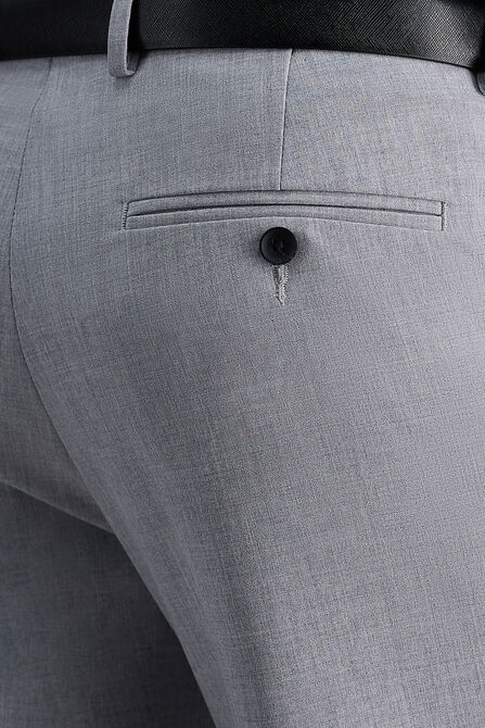 J.M. Haggar 4-Way Stretch Dress Pant, Light Grey view# 2