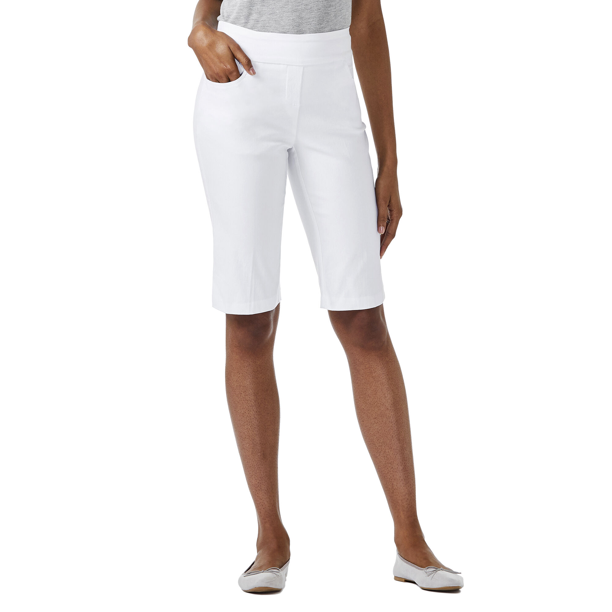 Haggar Flatten It Bermuda Short Charcoal (1671O-803G) photo