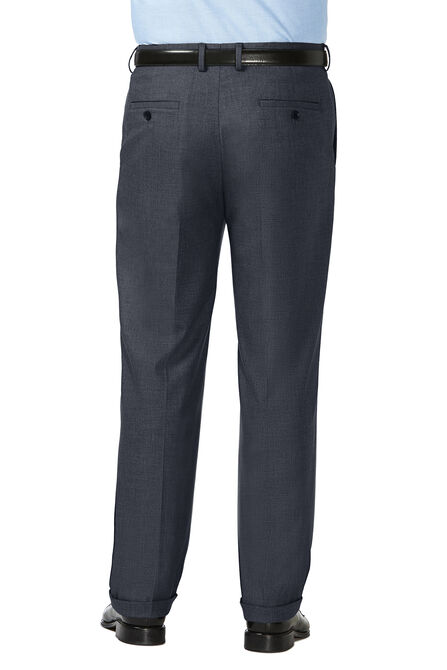 Big &amp; Tall J.M. Haggar Dress Pant - Sharkskin, Dark Navy view# 3