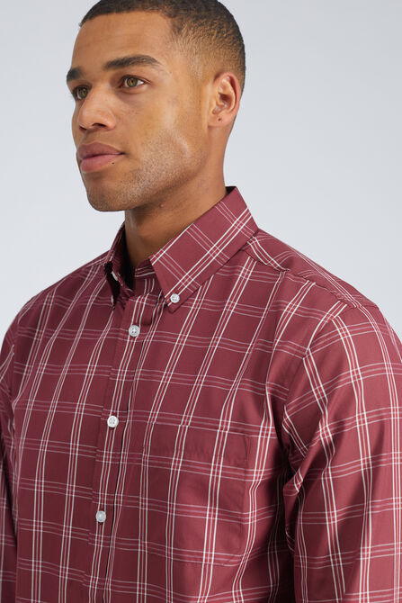 Long Sleeve Plaid Button Down Shirt,  view# 4