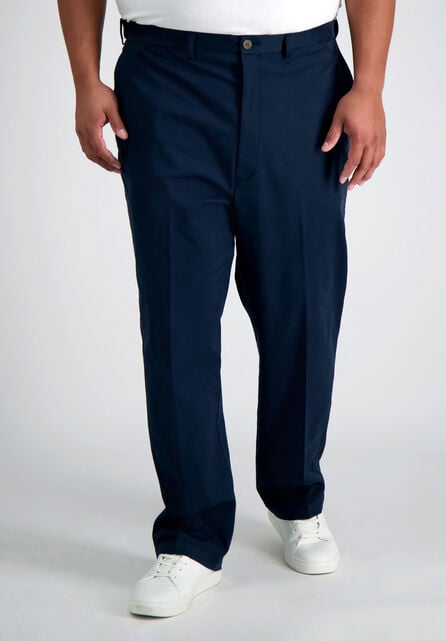 Big &amp; Tall Premium Comfort Khaki Pant, Dark Navy