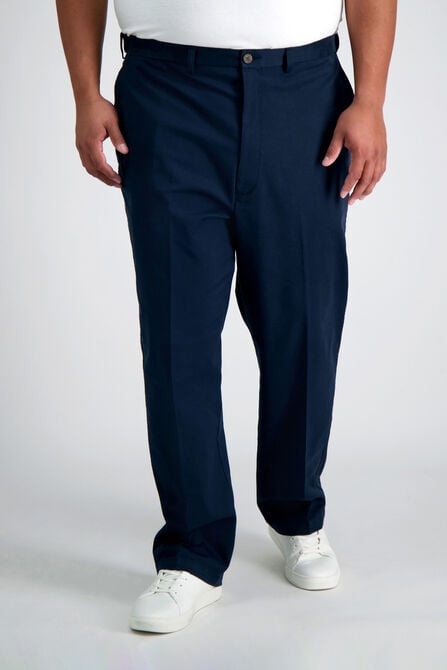 Big &amp; Tall Premium Comfort Khaki Pant, Dark Navy view# 2