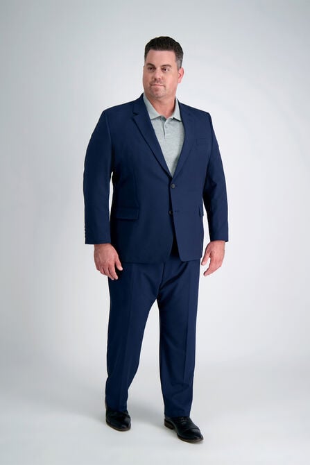 Big &amp; Tall J.M. Haggar 4-Way Stretch Suit Pant, BLUE view# 2
