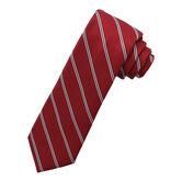 Wide Stripe Tie, Red view# 1