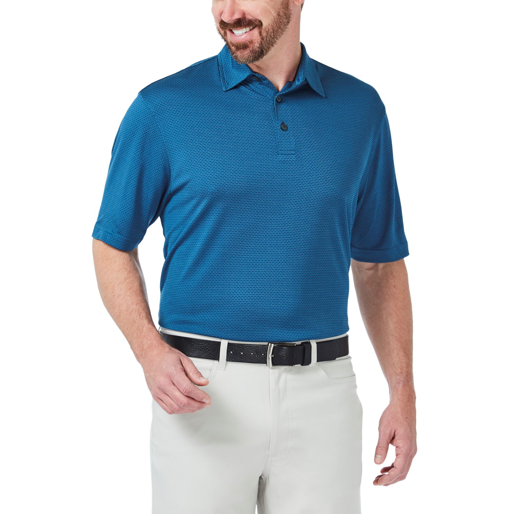 Cool 18 Textured Solid Polo