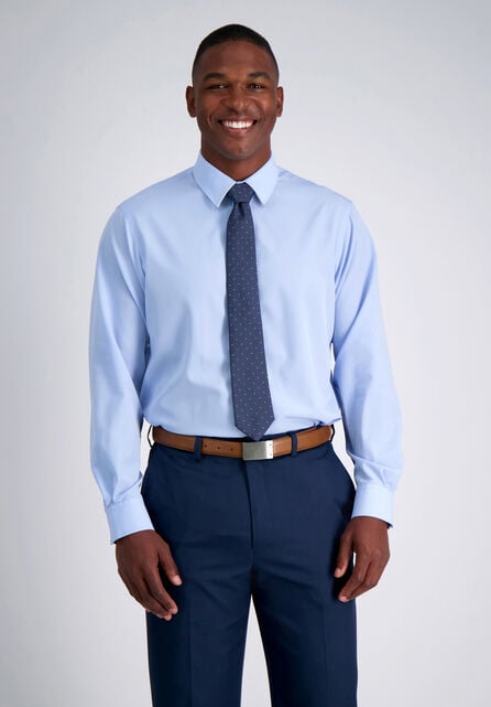 Smart Wash&reg; Dress Shirt - Blue, Light Blue