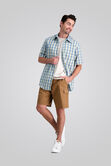 Plaid Button Down Shirt, Turquoise view# 3
