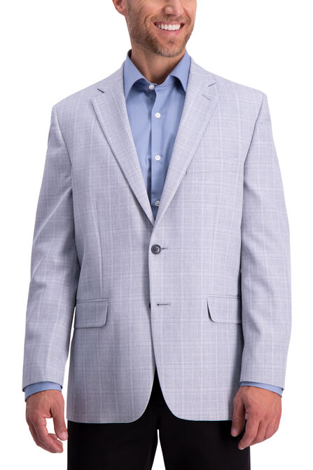 Windownpane Sport Coat, Light Blue view# 1