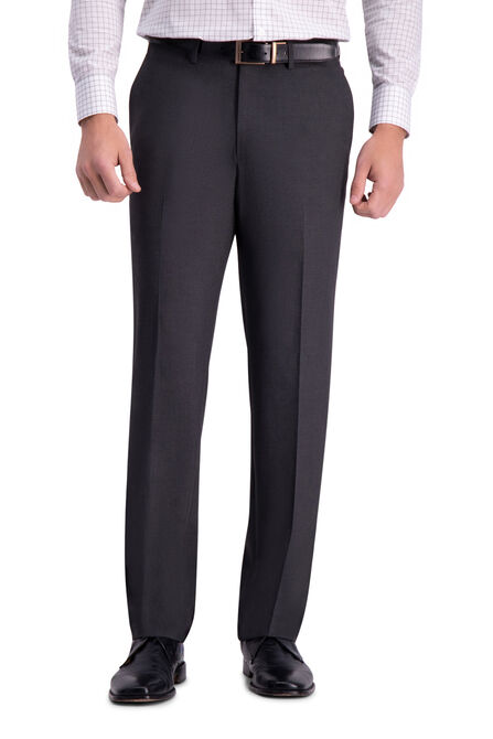 J.M. Haggar 4-Way Stretch Dress Pant, Charcoal Htr view# 1