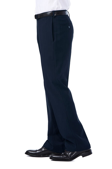 Big &amp; Tall E-CLO&trade; Tonal Plaid Dress Pant, Navy view# 2