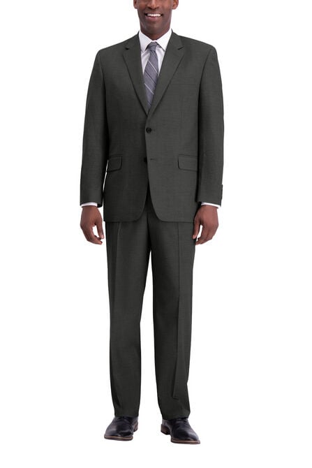 J.M. Haggar Texture Weave Suit Jacket, Med Grey view# 1