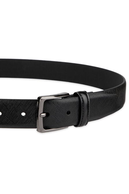 32mm Saffiano Dress Belt, Black view# 2