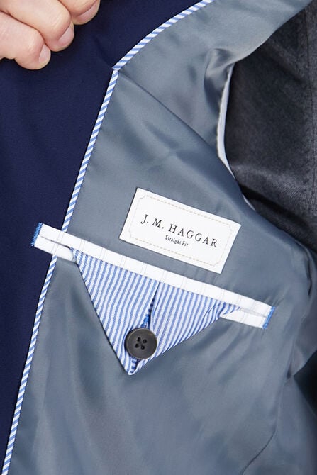 J.M. Haggar 4-Way Stretch Suit Jacket, BLUE view# 5