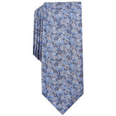 Floral Tie, Navy view# 1
