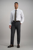 Premium Comfort Dress Shirt -  White &amp; Blue,  view# 3