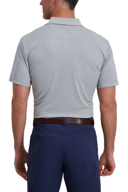 Cool 18&reg; Pro Block Textured Golf Polo, Dark Blue view# 2