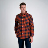 Gingham Woven Shirt, Potters Clay view# 1