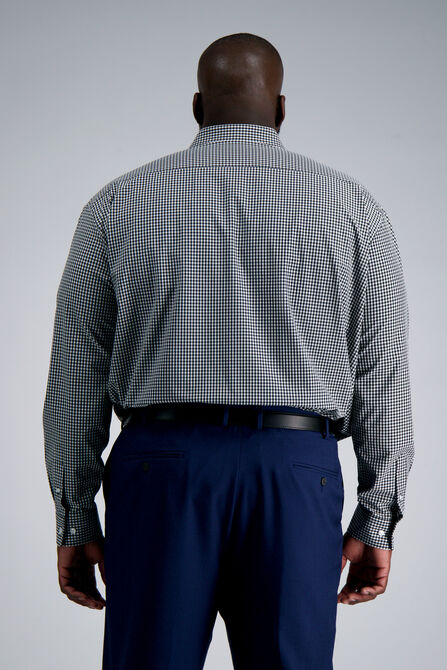 Smart Wash&reg; Tall Dress Shirt - Black Check,  view# 2